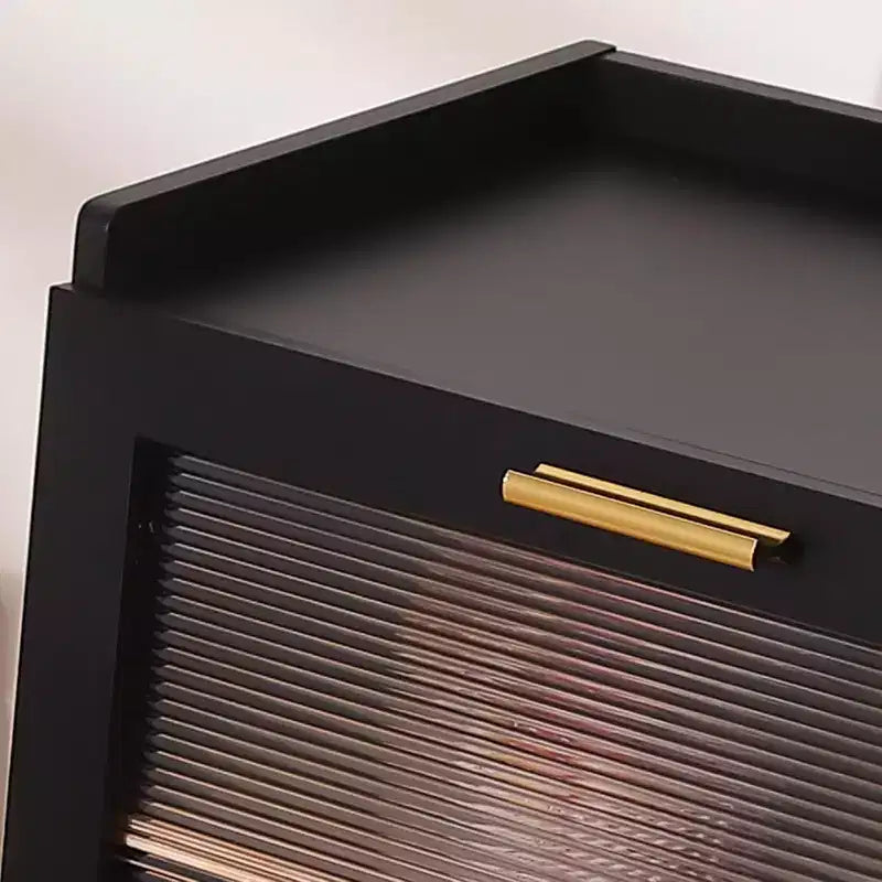 Boîte à pain à 2 niveaux en bambou avec porte en acrylique, bac de rangement pour le pain pour comptoir de cuisine, pour ranger baguettes, pâtisseries et produits de boulangerie