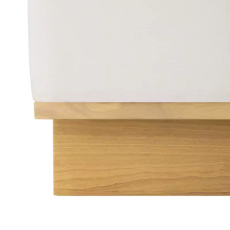Fauteuil d'appoint minimaliste moderne avec cadre en bois massif ergonomique pour salon, coussins moelleux et design spacieux