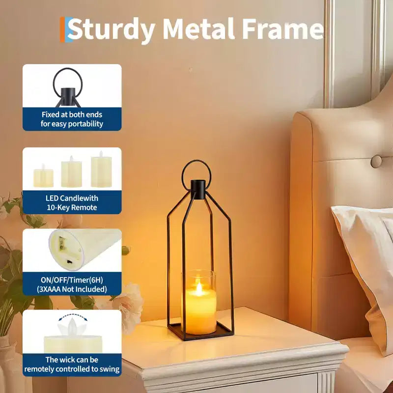 Bougie sans flamme télécommandée en acrylique Décoration d'intérieur sûre pour mariages et tables Ambiance romantique