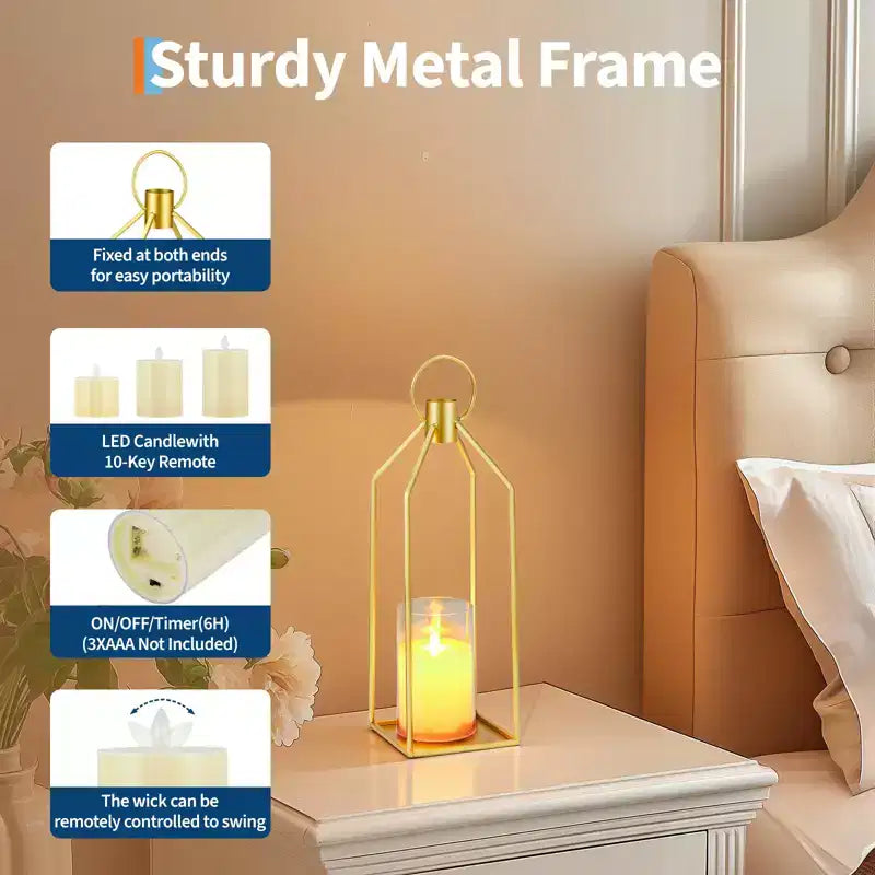 Bougie sans flamme télécommandée en acrylique Décoration d'intérieur sûre pour mariages et tables Ambiance romantique