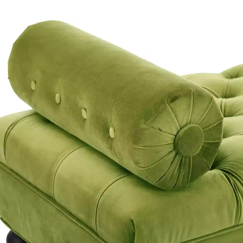 Banc de bout de lit, banc capitonné en velours, pouf de chambre à coucher, banc d'entrée de placard avec 2 oreillers détachables