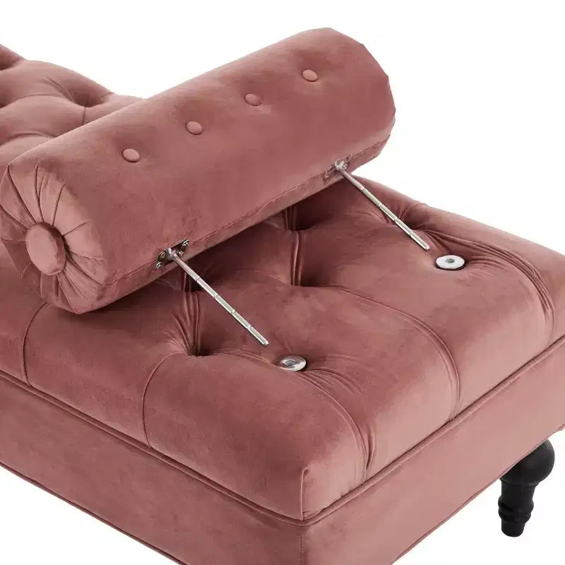 Banc de bout de lit, banc capitonné en velours, pouf de chambre à coucher, banc d'entrée de placard avec 2 oreillers détachables