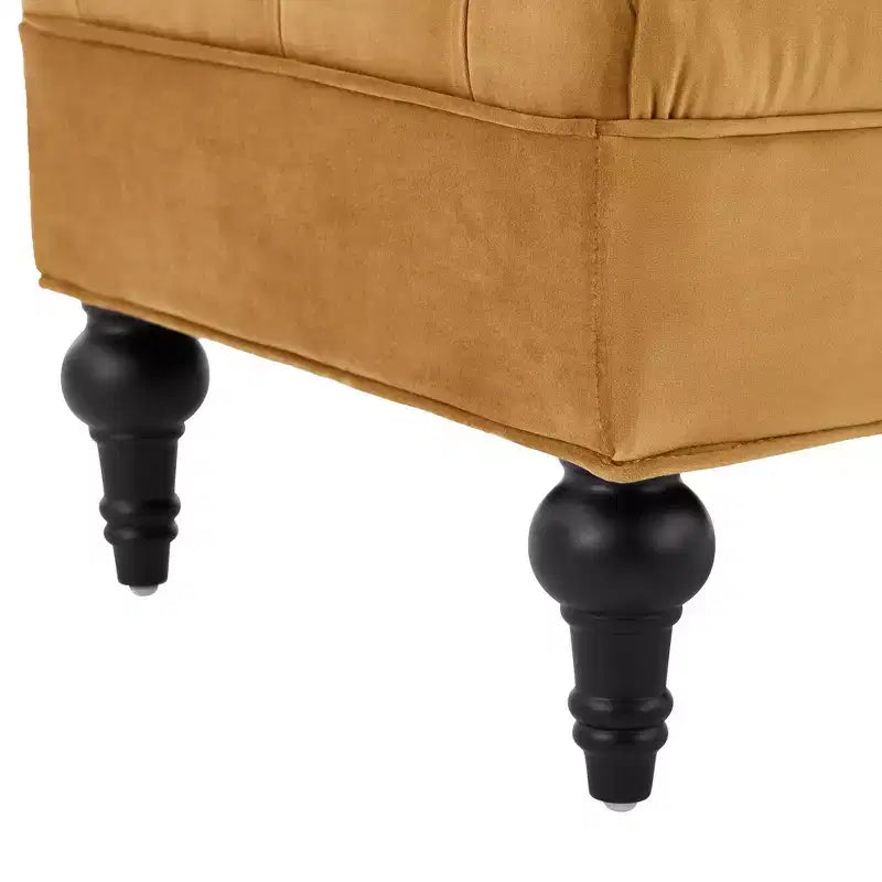 Banc de bout de lit, banc capitonné en velours, pouf de chambre à coucher, banc d'entrée de placard avec 2 oreillers détachables