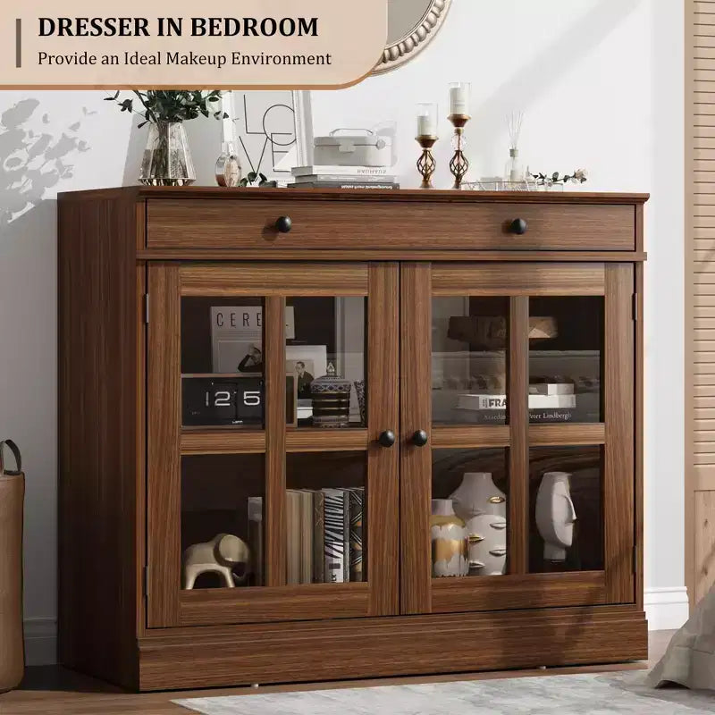 Meuble de Rangement de Cuisine, Buffet avec Rangement, Meuble Bar à Café Moderne, pour Salle à Manger, Cuisine