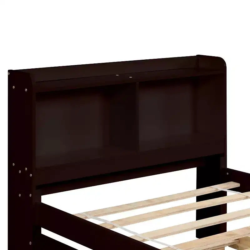 Cadre de lit simple Rangement sous le lit Pas besoin de sommier Design silencieux