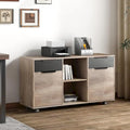 WESOME 47 Grand Meuble de Rangement Latéral Mobile avec Roues Support d'Imprimante