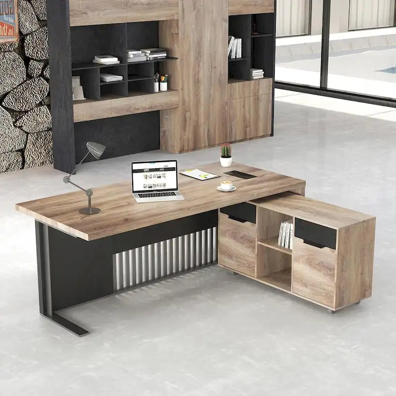 WESOME 47 Grand Meuble de Rangement Latéral Mobile avec Roues Support d'Imprimante