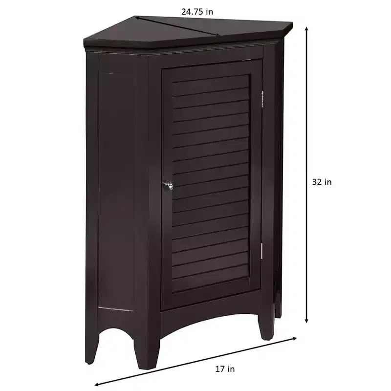 Teamson Home Glancy Armoire d'angle sur pied