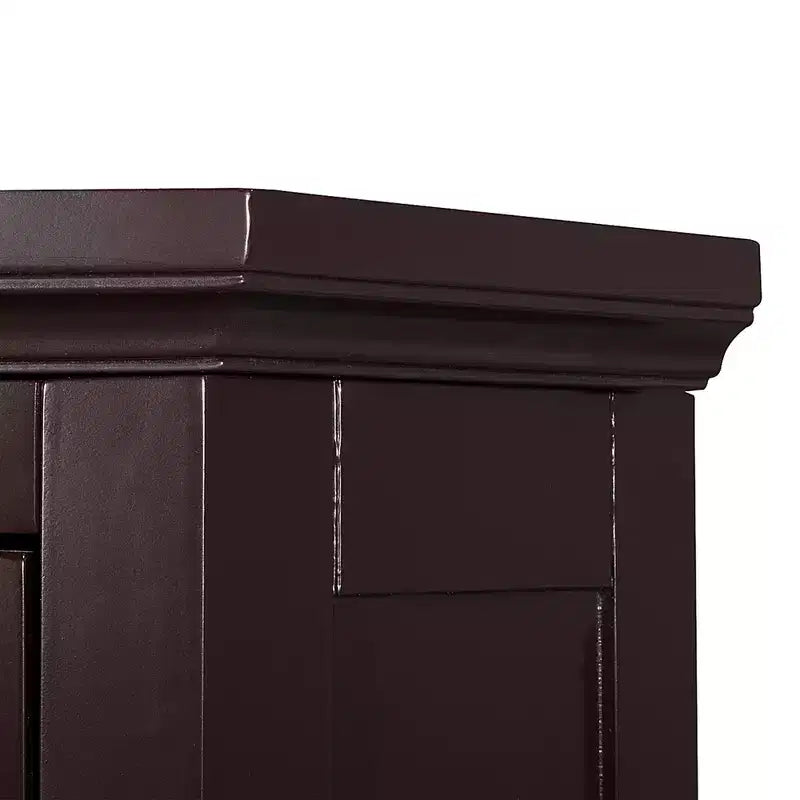 Teamson Home Glancy Armoire d'angle sur pied