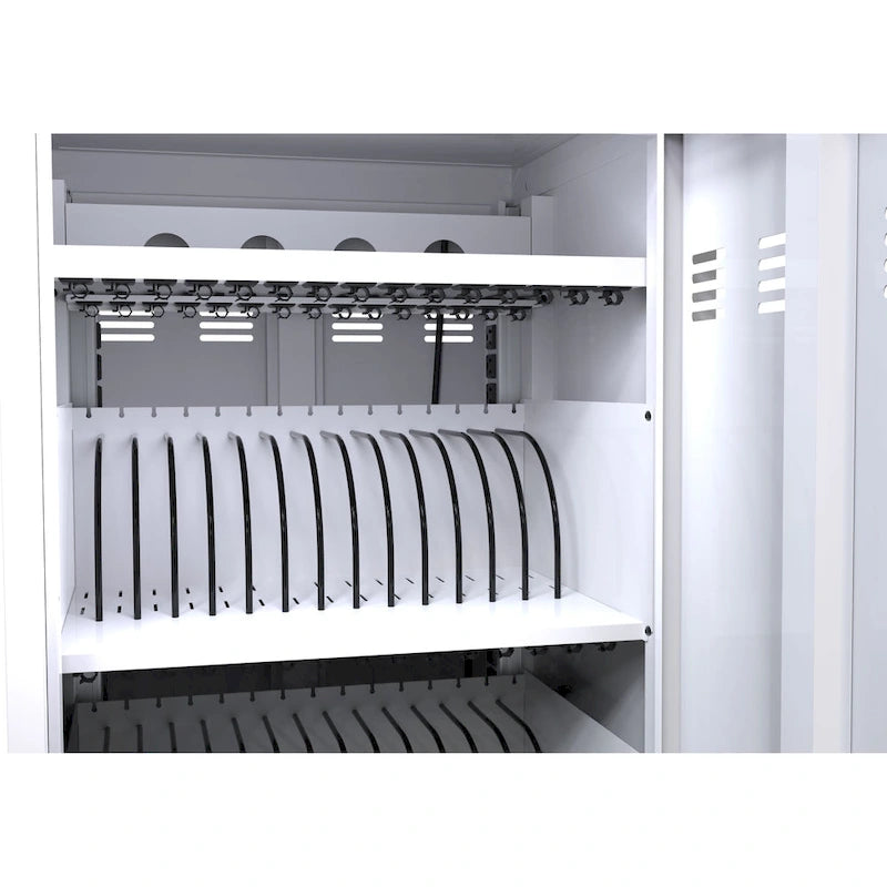 Chariot et armoire de recharge mobiles pour tablettes et ordinateurs portables 31+4 appareils