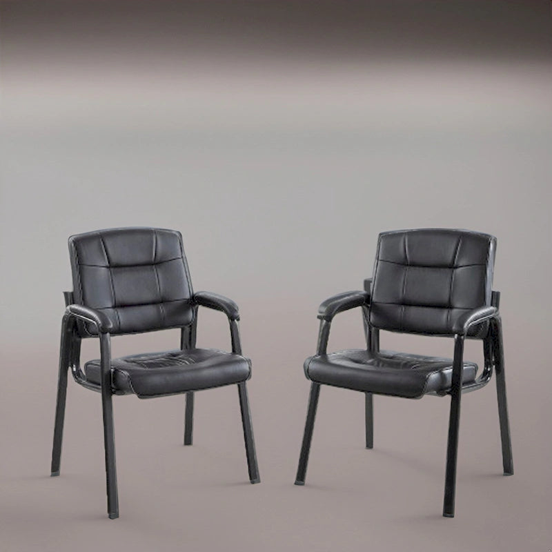 Fauteuils de bureau de direction en cuir de qualité supérieure avec accoudoirs rembourrés