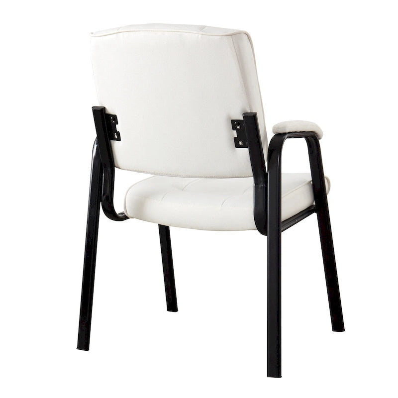 Fauteuils de bureau de direction en cuir de qualité supérieure avec accoudoirs rembourrés