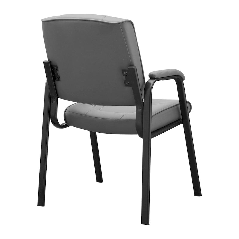 Fauteuils de bureau de direction en cuir de qualité supérieure avec accoudoirs rembourrés
