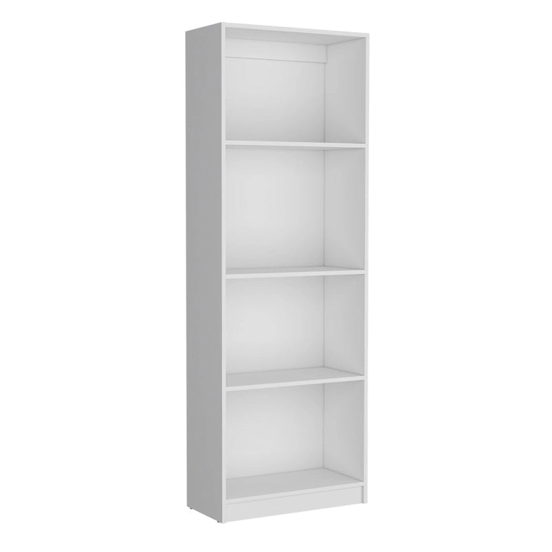 Ensemble de 3 bibliothèques Kenyon, 74 po de large, double armoire à 4 étagères