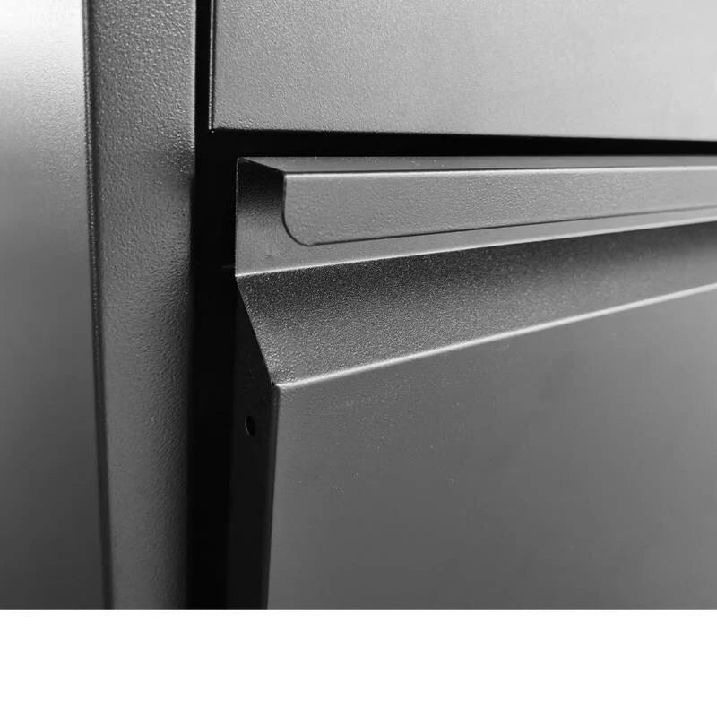 Classeur vertical métallique à 3 tiroirs avec serrure, format A4 légal/lettre