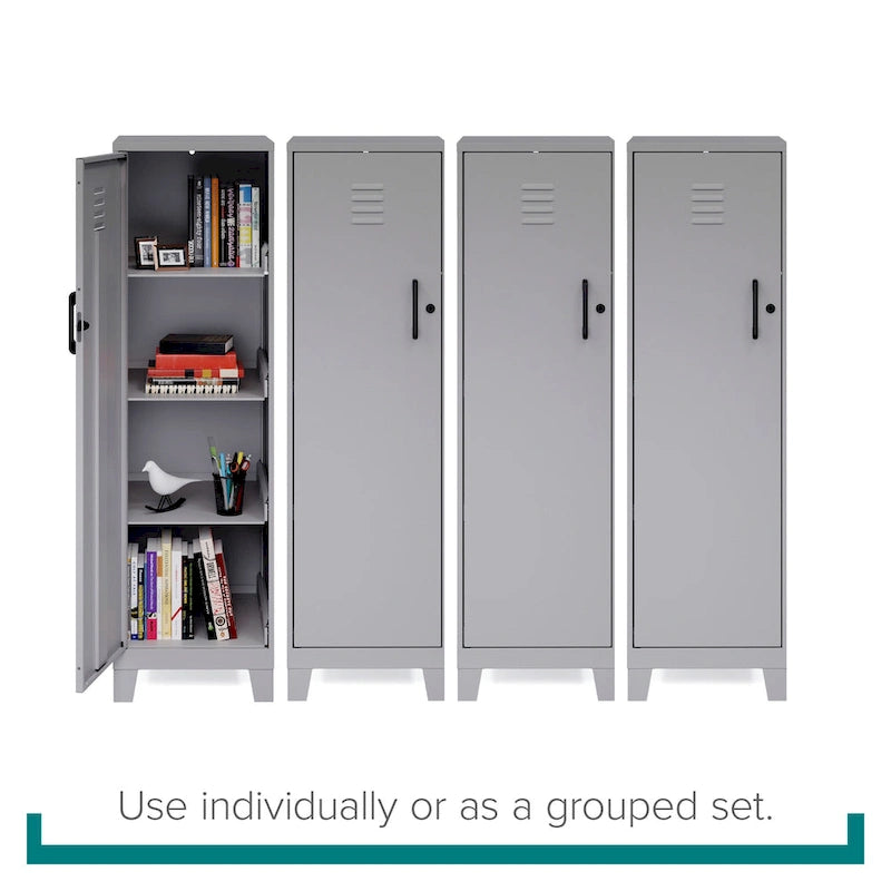 Armoire de rangement à 4 étagères ventilées 53,38H