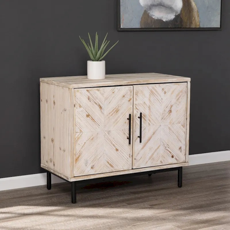 Meuble de rangement rustique de style ferme moderne