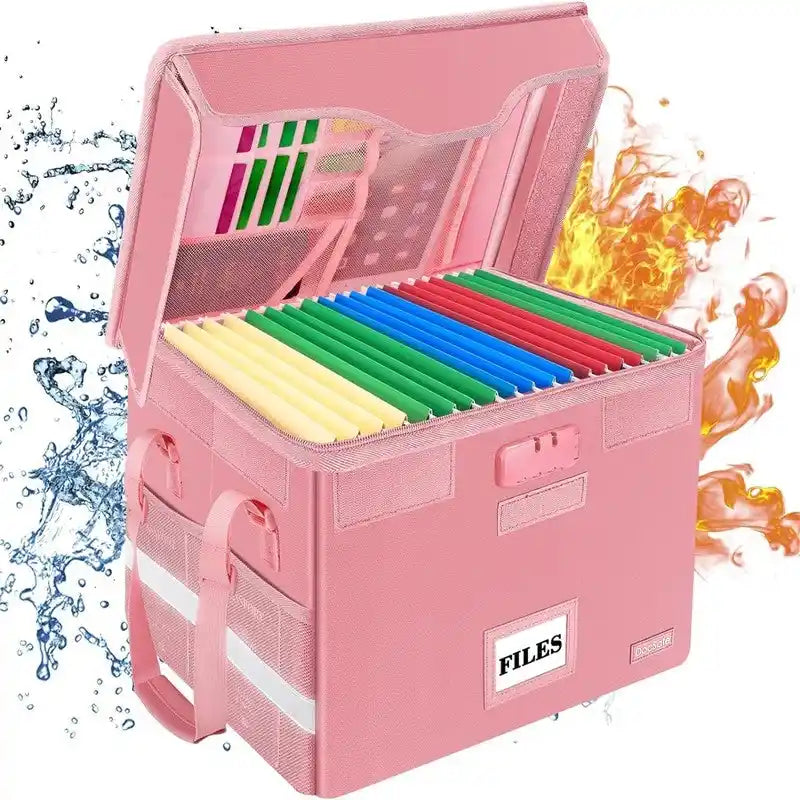 Boîte de rangement ignifuge pour documents