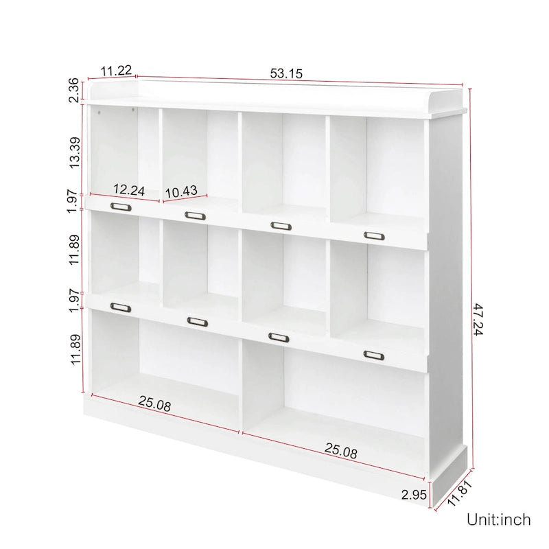 Bibliothèque 10 étagères