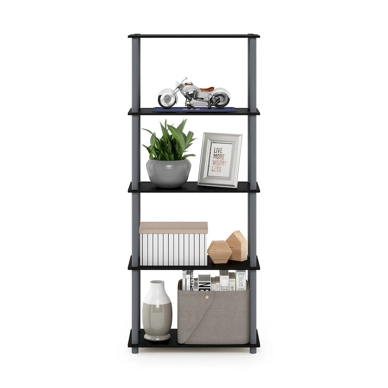 Étagère de présentation polyvalente à 5 niveaux Turn-N-Tube de Furinno