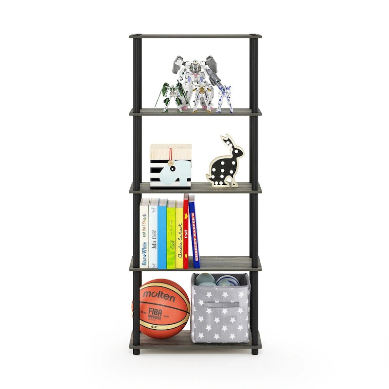 Étagère de présentation polyvalente à 5 niveaux Turn-N-Tube de Furinno