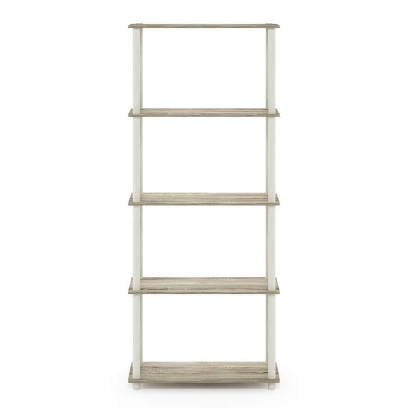 Étagère de présentation polyvalente à 5 niveaux Turn-N-Tube de Furinno