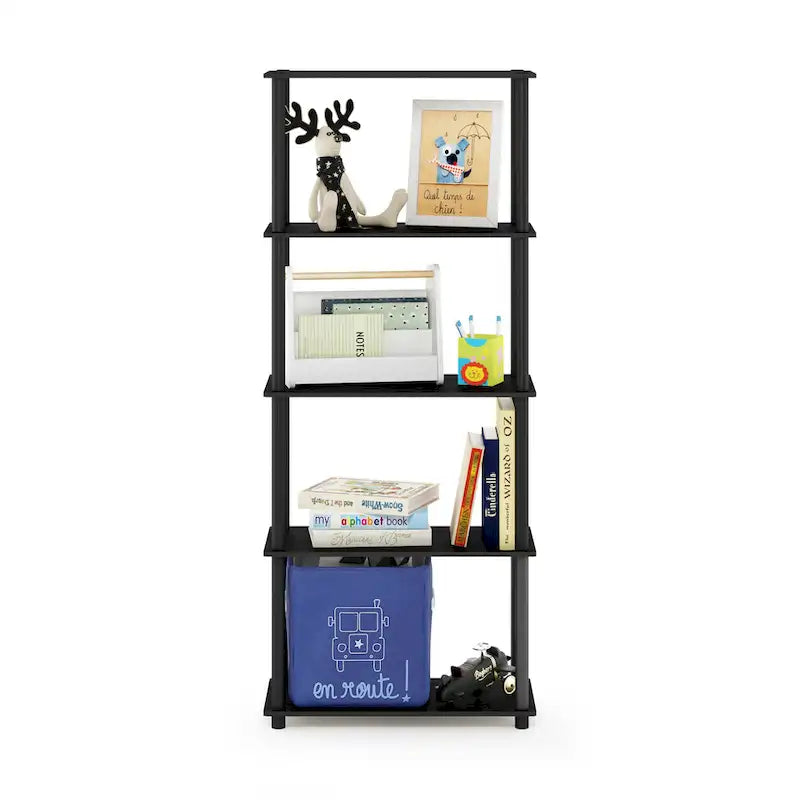 Étagère de présentation polyvalente à 5 niveaux Turn-N-Tube de Furinno