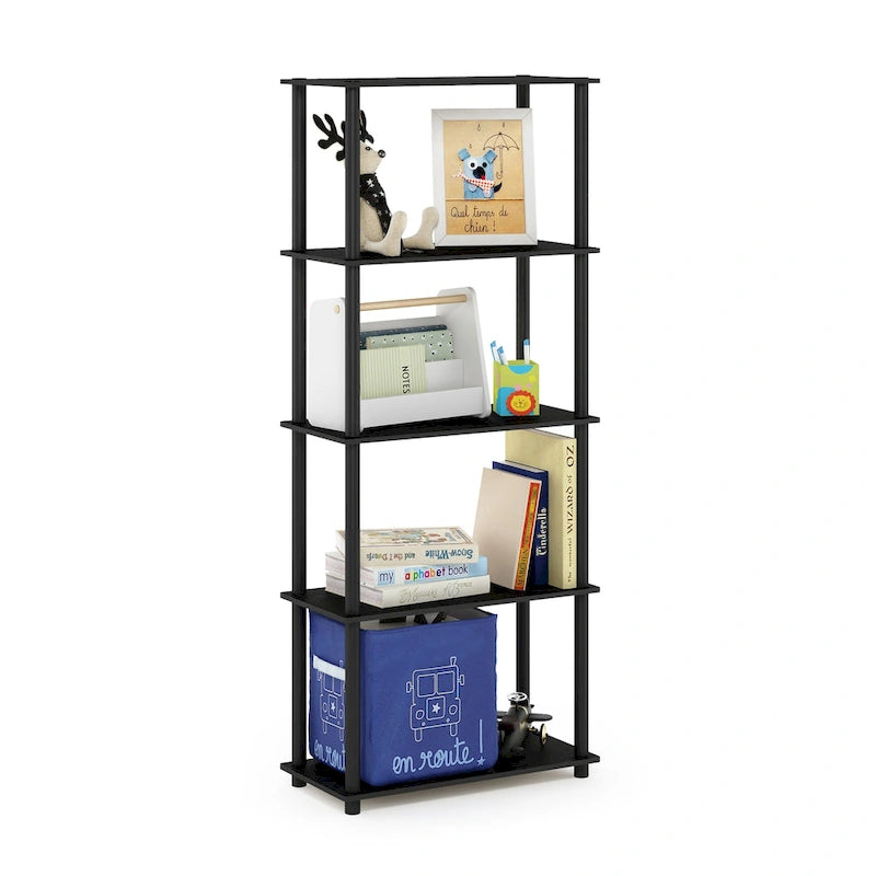 Étagère de présentation polyvalente à 5 niveaux Turn-N-Tube de Furinno