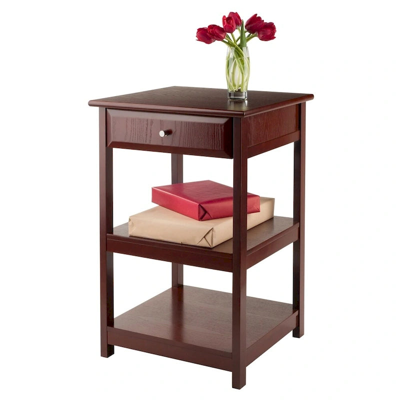 Table d'imprimante Bertha en noyer Porch & Den
