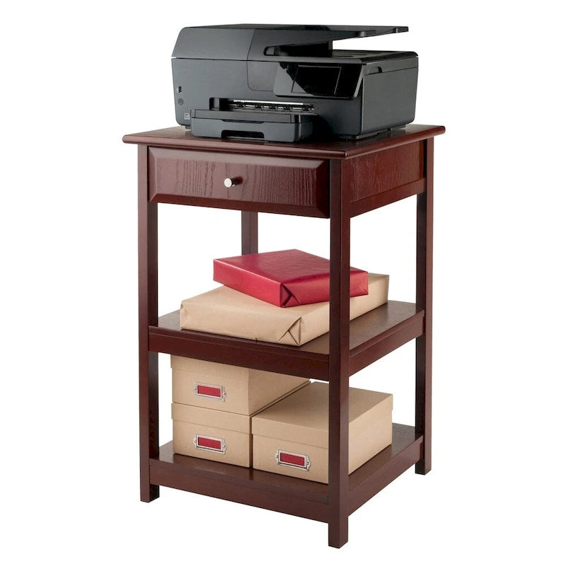 Table d'imprimante Bertha en noyer Porch & Den