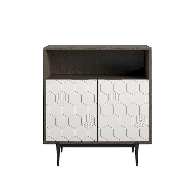 CosmoLiving by Cosmopolitan Armoire de Rangement Olivia Grise