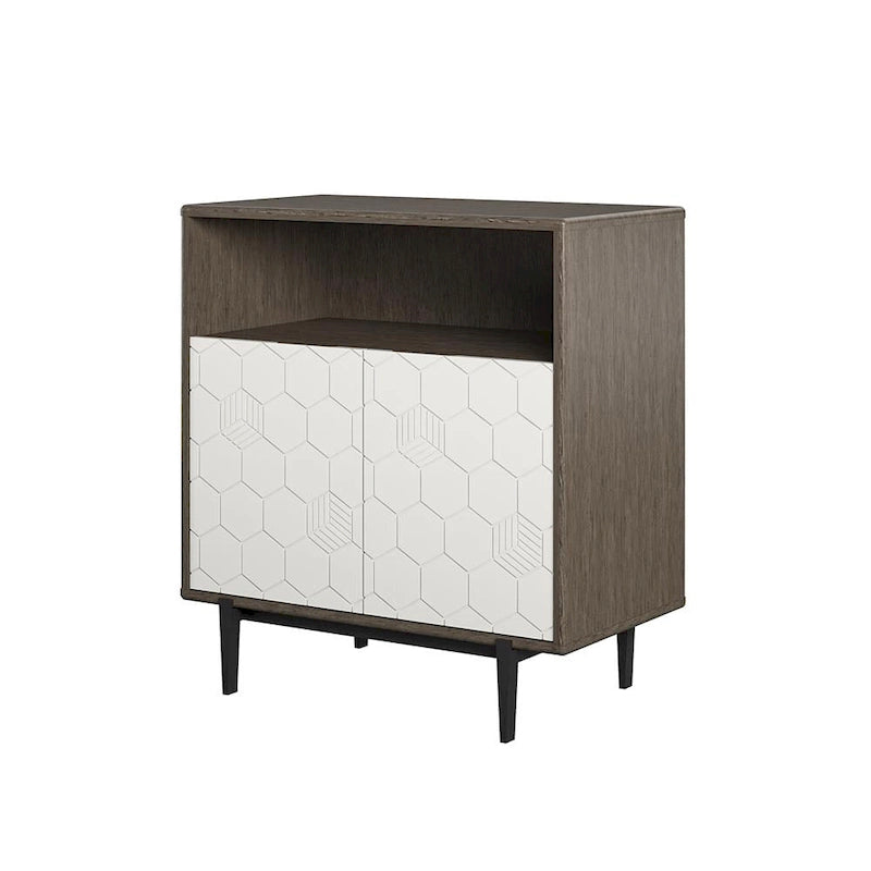 CosmoLiving by Cosmopolitan Armoire de Rangement Olivia Grise