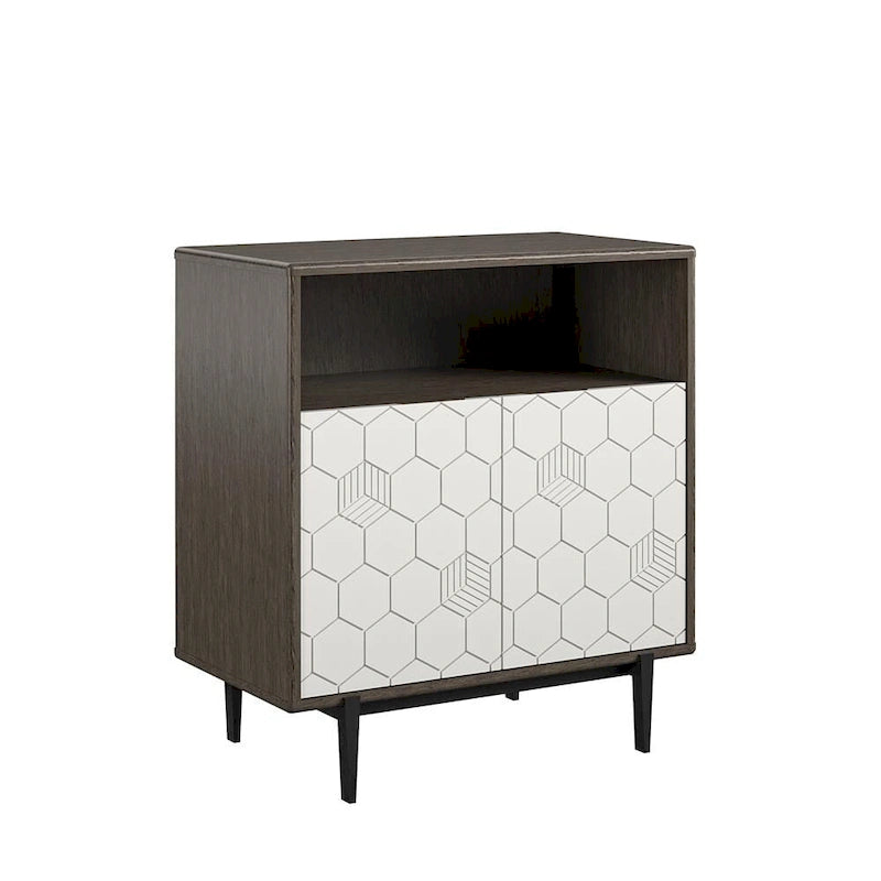CosmoLiving by Cosmopolitan Armoire de Rangement Olivia Grise