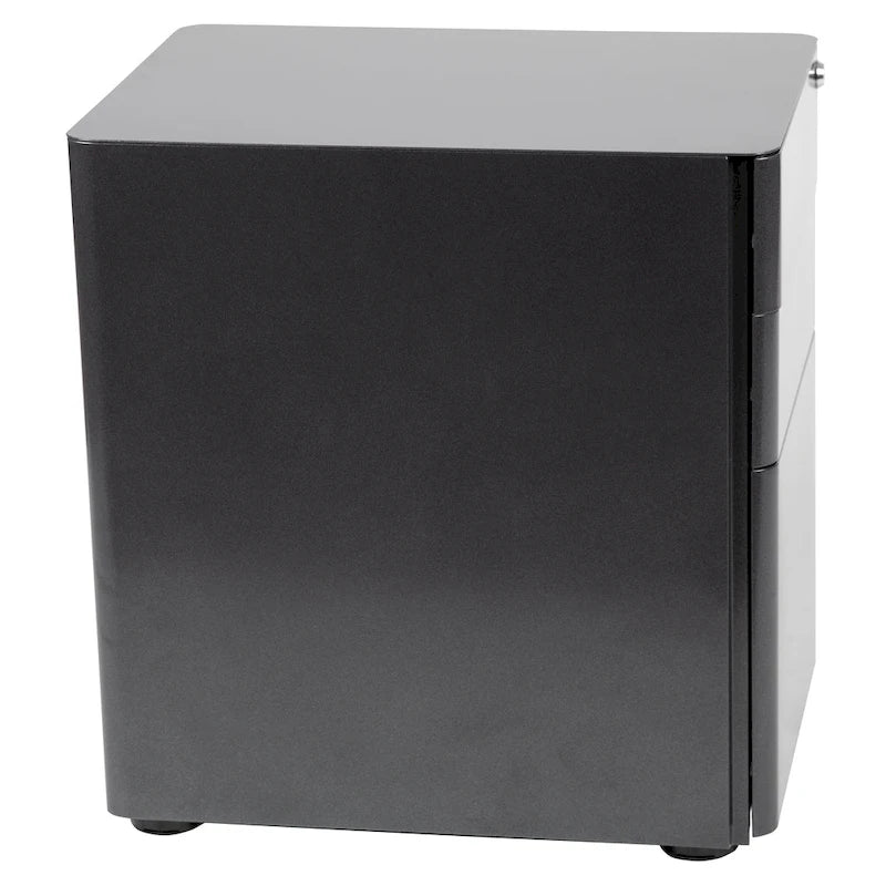 Meuble de rangement à tiroirs verrouillables moderne sur roulettes
