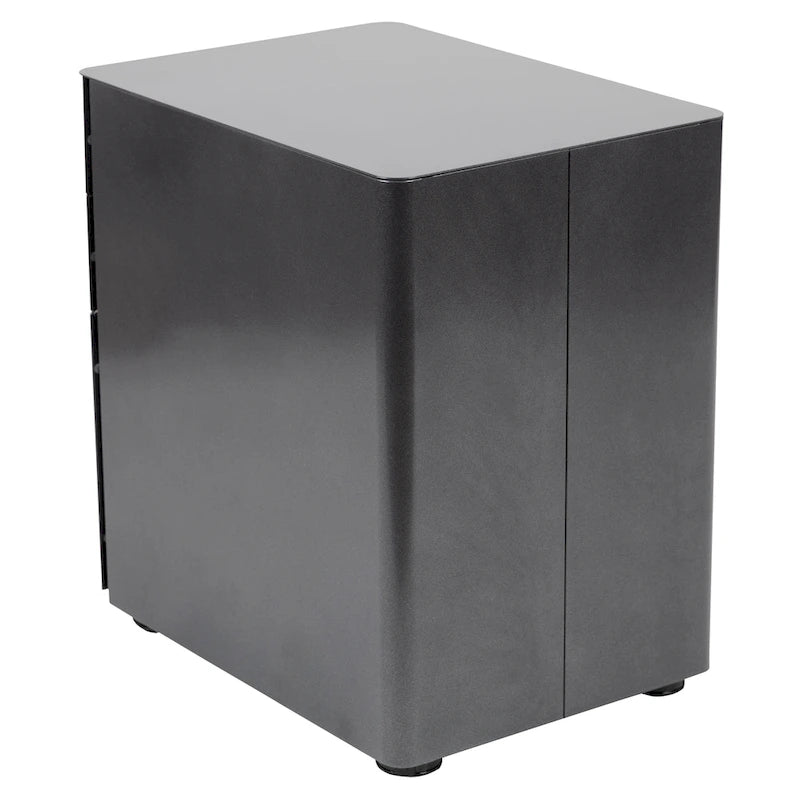 Meuble de rangement à tiroirs verrouillables moderne sur roulettes