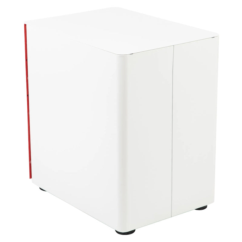 Meuble de rangement à tiroirs verrouillables moderne sur roulettes