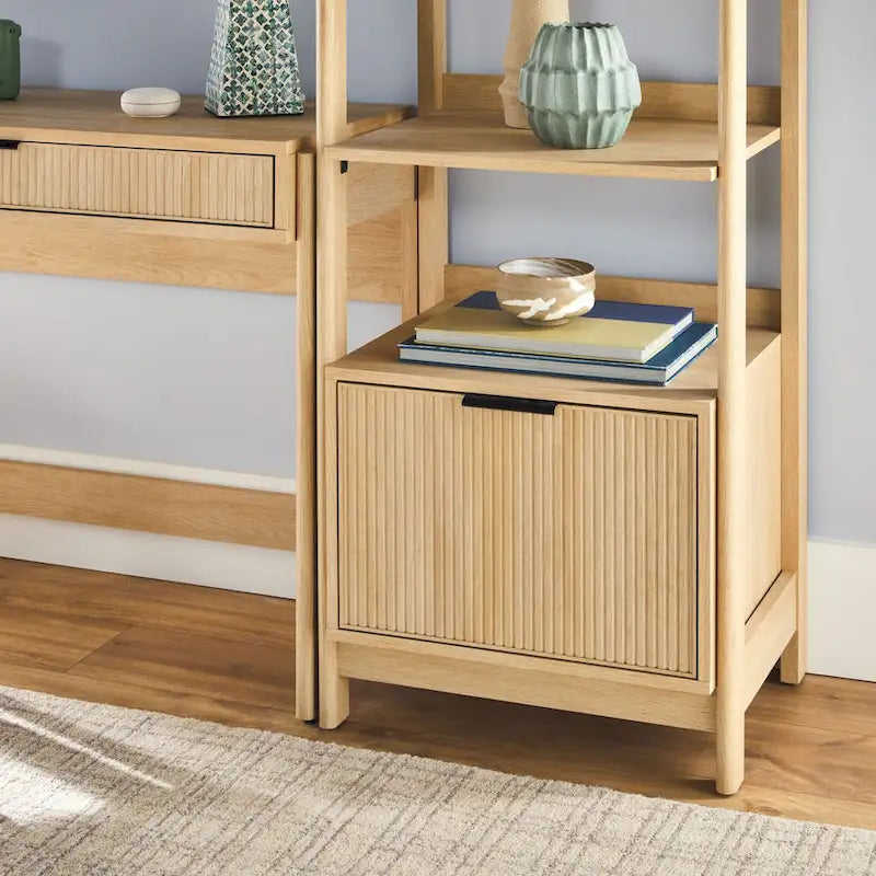 Bureau avec 2 bibliothèques étroites Middlebrook, ensemble 3 pièces