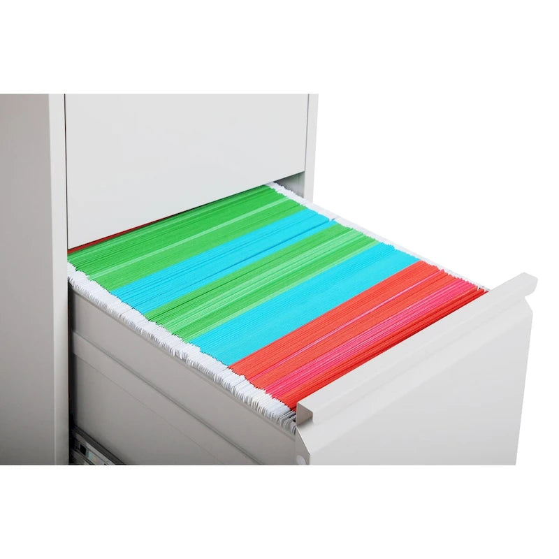 Classeur vertical en métal à 3 tiroirs avec serrure, armoire de classement verticale en acier pour bureau/domicile pour format A4 légal/lettre3