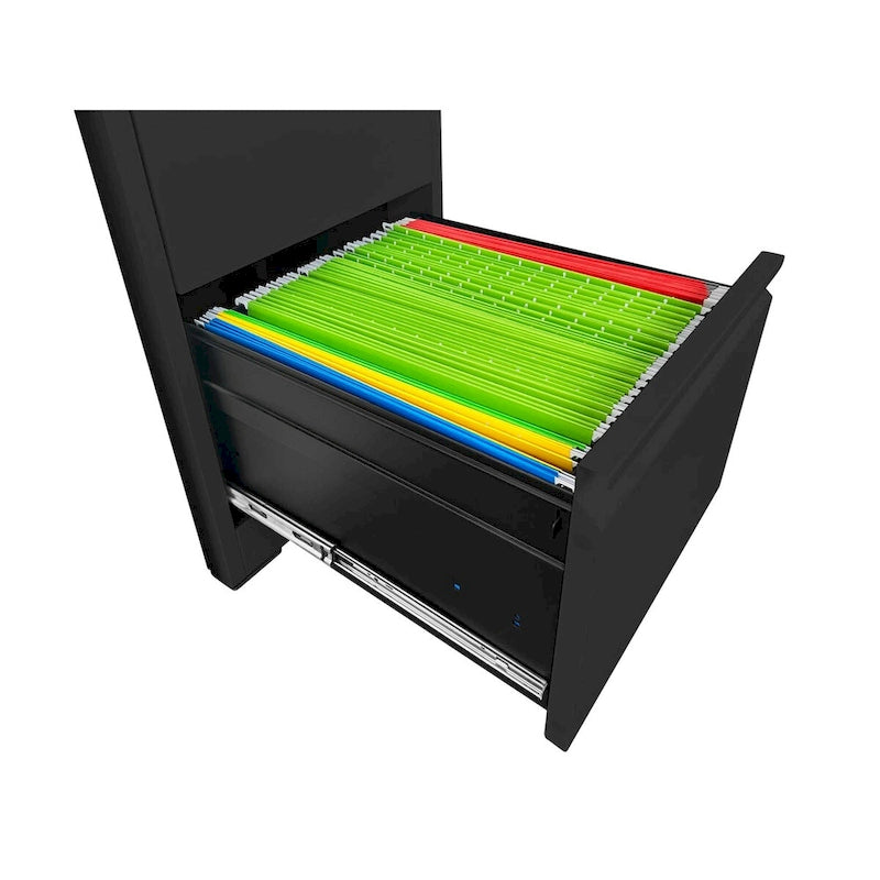 Classeur vertical en métal à 3 tiroirs avec serrure, armoire de classement verticale en acier pour bureau/domicile pour format A4 légal/lettre3