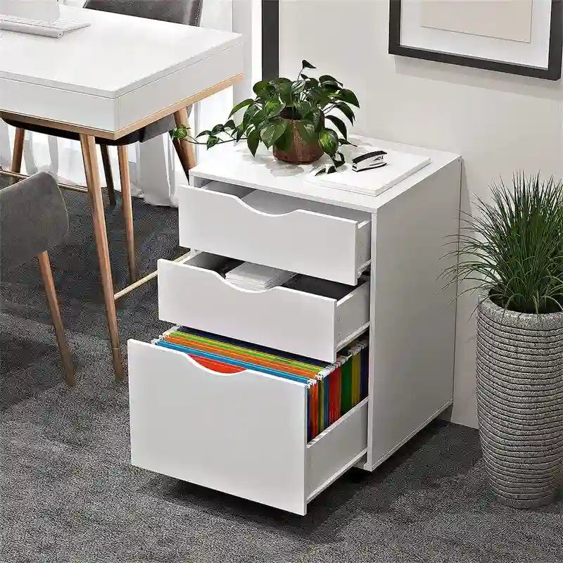 Meuble de rangement 3 tiroirs - 15,5P x 18,1L x 24H