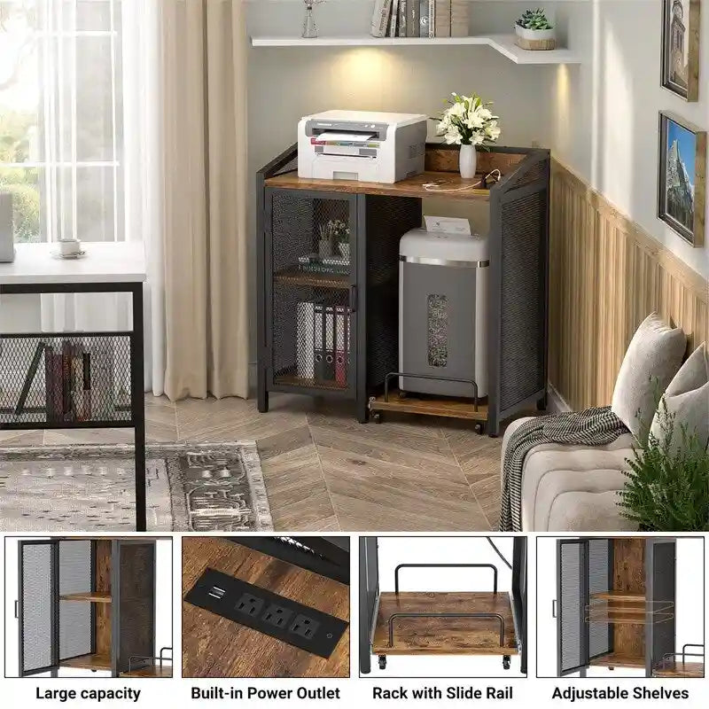 Classeurs de bureau à 3 tiroirs - 16,5P x 31,5L x 34H