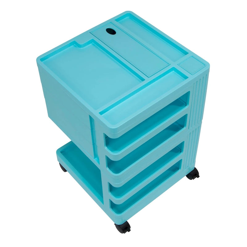 Organisateur de rangement mobile rotatif à 4 côtés Studio Designs Kubx Pro - 18 L x 18 P x 26 H