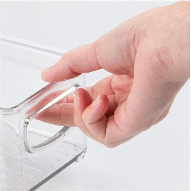 Petits bacs de rangement de bureau en plastique - 10L x 4l x 3H