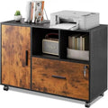 Classeur latéral en bois à 1 tiroir - 15,8P x 36,6L x 25H