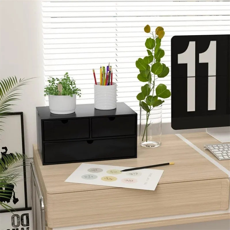 Organisateur de bureau en bambou