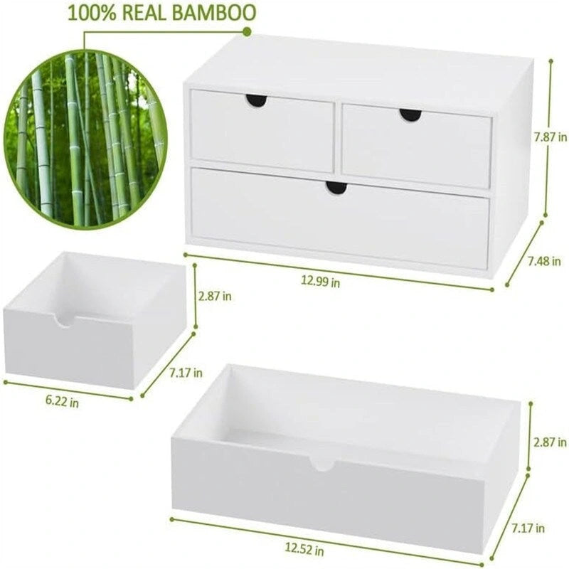 Organisateur de bureau en bambou