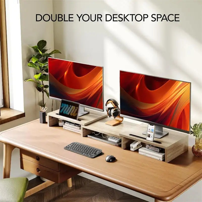 Support de moniteur pour 2 écrans
