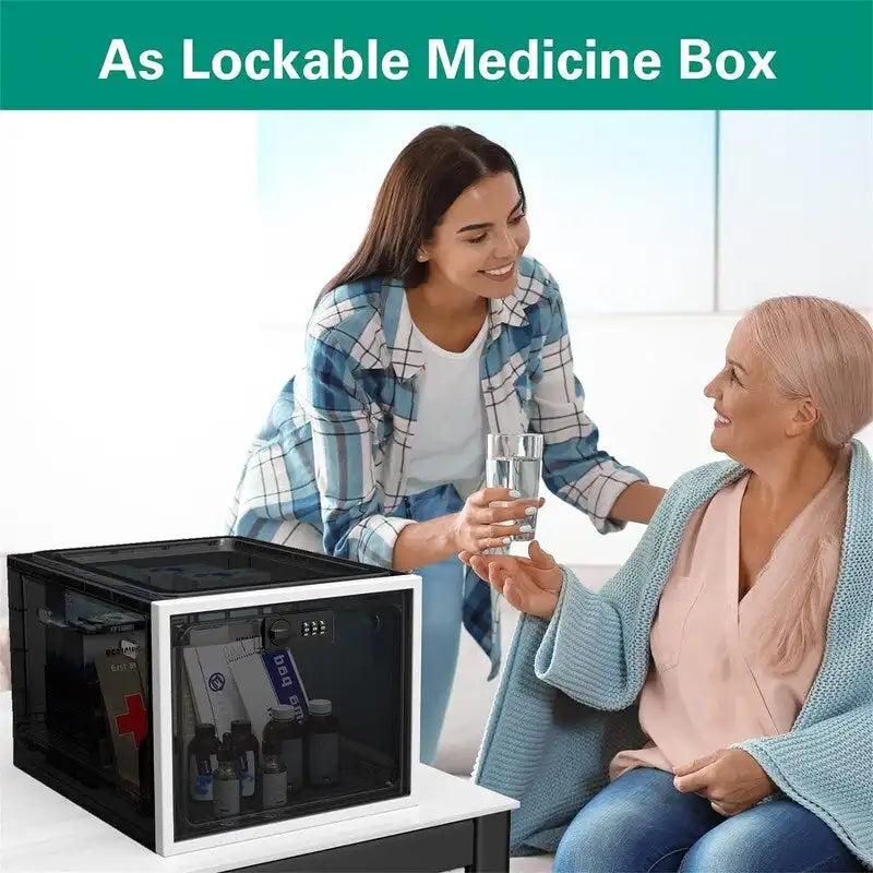 Grande boîte à médicaments sécurisée