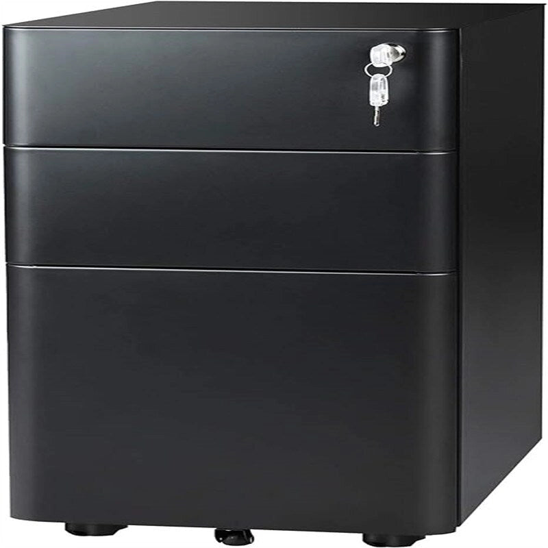 Commode de classement mince à 3 tiroirs - 17,7P x 11,8L x 23H