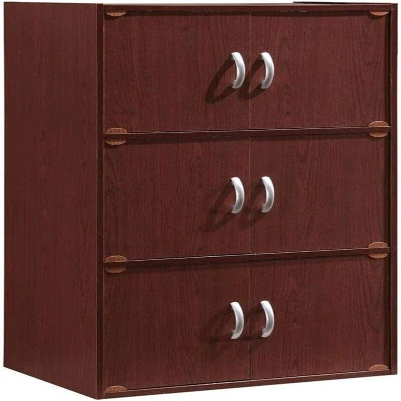 Bibliothèque avec armoire 3 étagères